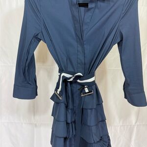 BCBGMaxAzria Blue Midi Dress